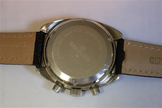 A gentlemans late 1960s/early 1970s stainless steel Breitling Sprint chronograph wrist watch,